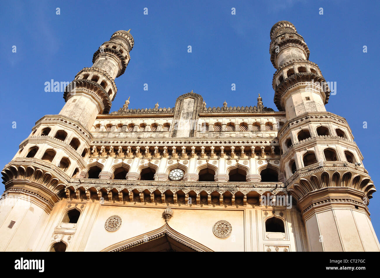 Charminar, Global, Symbol, Hyderabad, Indien Stockfoto