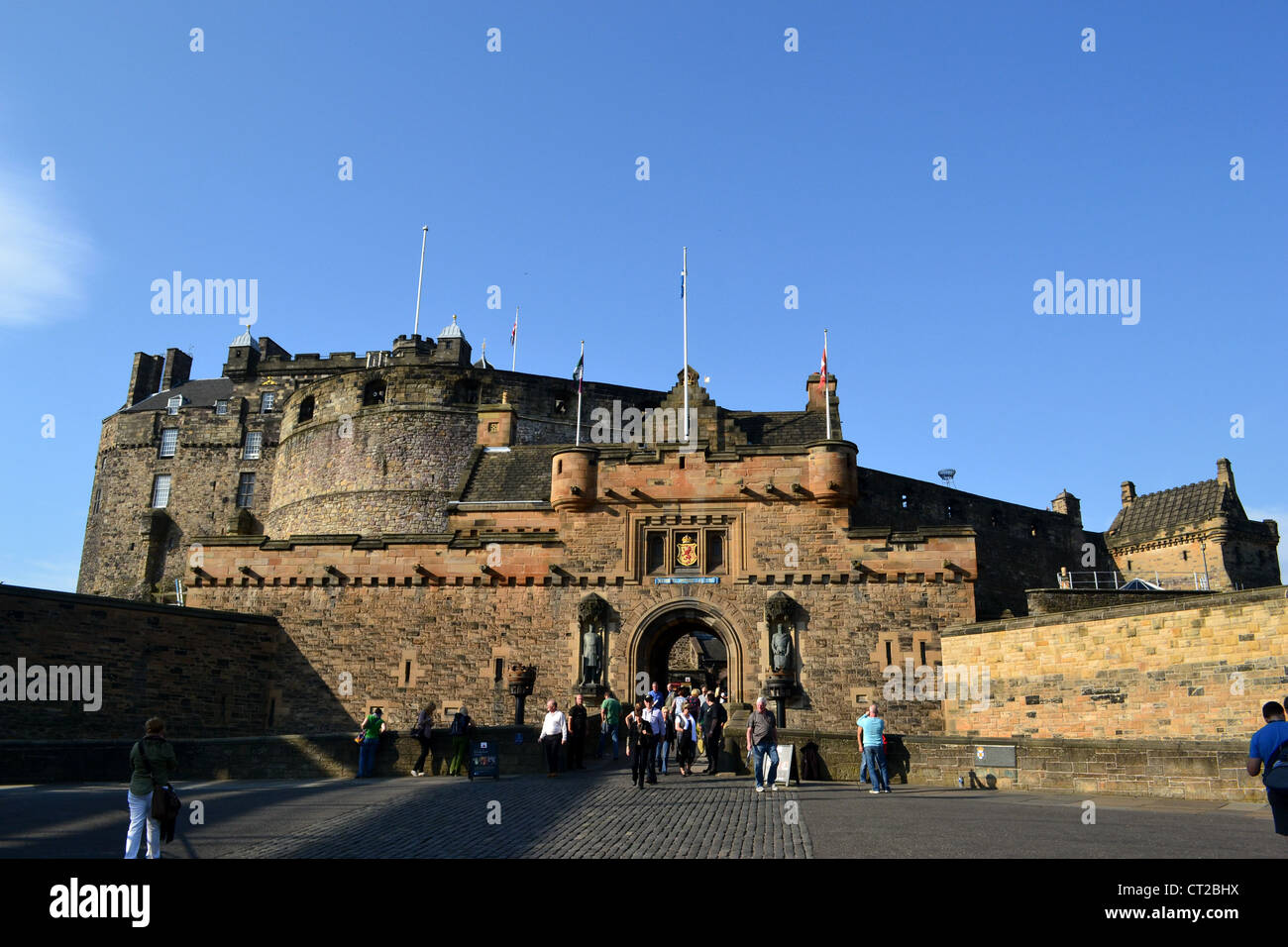 Edinburgh Castle, Schottland Stockfoto
