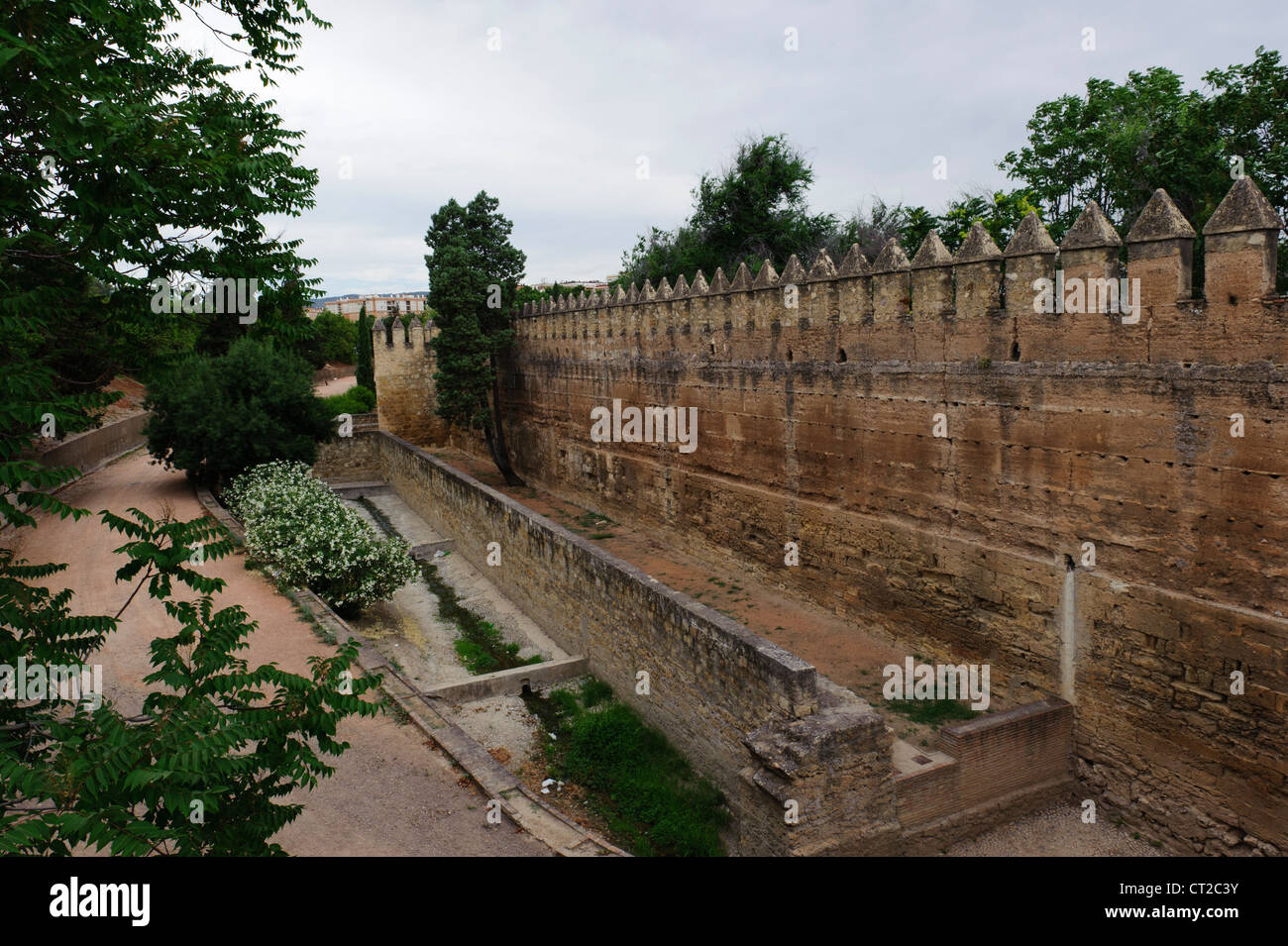 Córdoba Stadtmauer Stockfoto