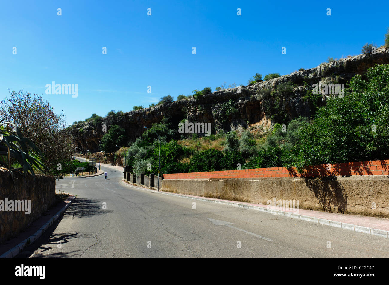 Hornachuelos Kalksteinfelsen Stockfoto