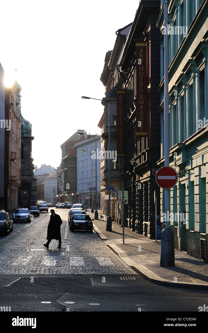 Prager Straße, Czech Republic - Mar 2011 Stockfoto