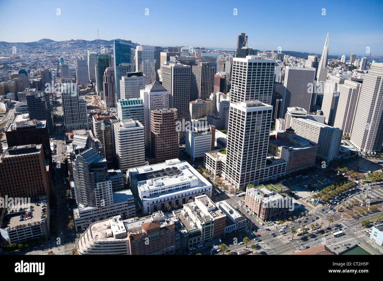 Downtown San Francisco, Kalifornien Stockfoto