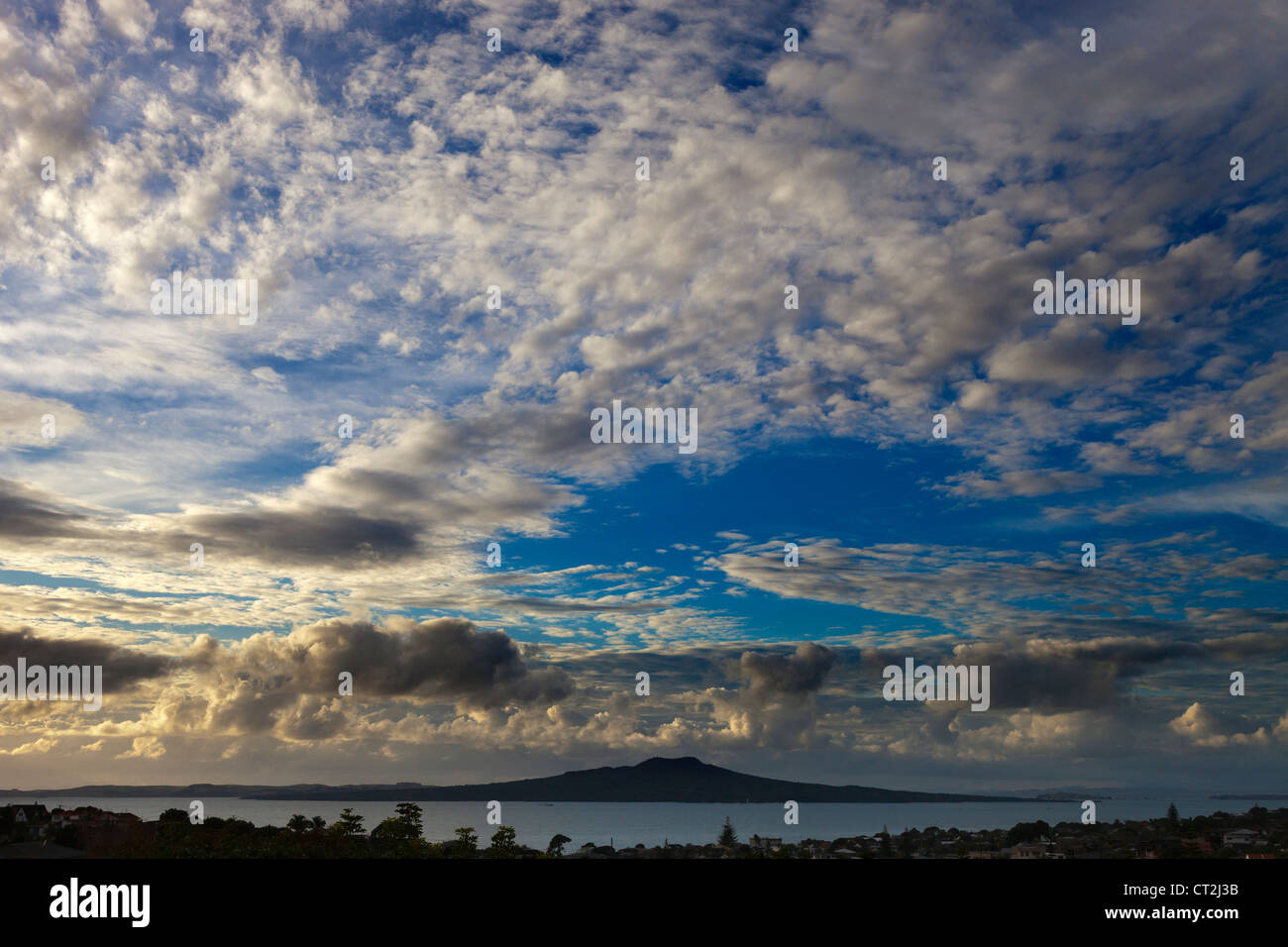 Mount Rangitoto, den schlafenden Vulkan in Auckland Harbour, Neuseeland 2 Stockfoto