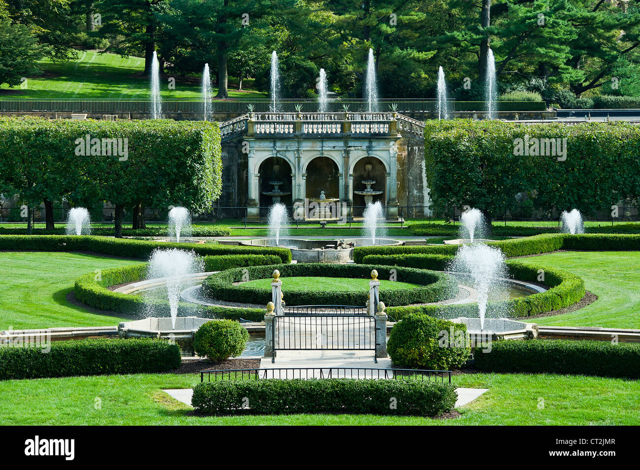 Wichtigsten Brunnen Garten, Longwood Gardens, Pennsylvania, USA  Stockfotografie - Alamy