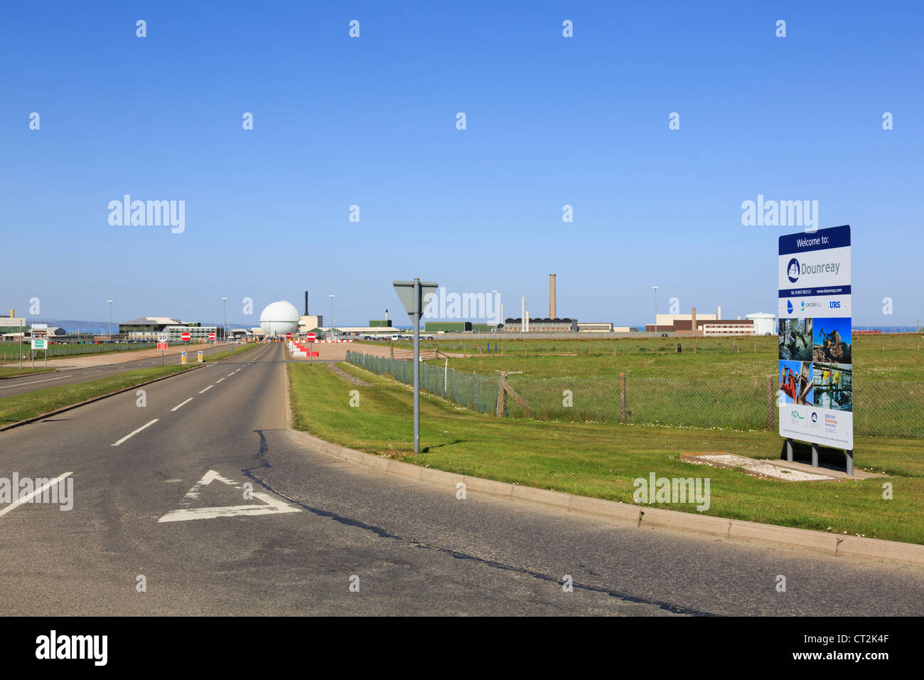 Dounreay Nuclear Power Station Atomenergie Reaktor und Forschung Einrichtung auf Nord Küste von Caithness Schottland UK Großbritannien Stockfoto