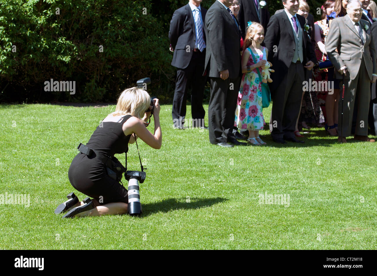 Hochzeit Fotograf Stockfoto