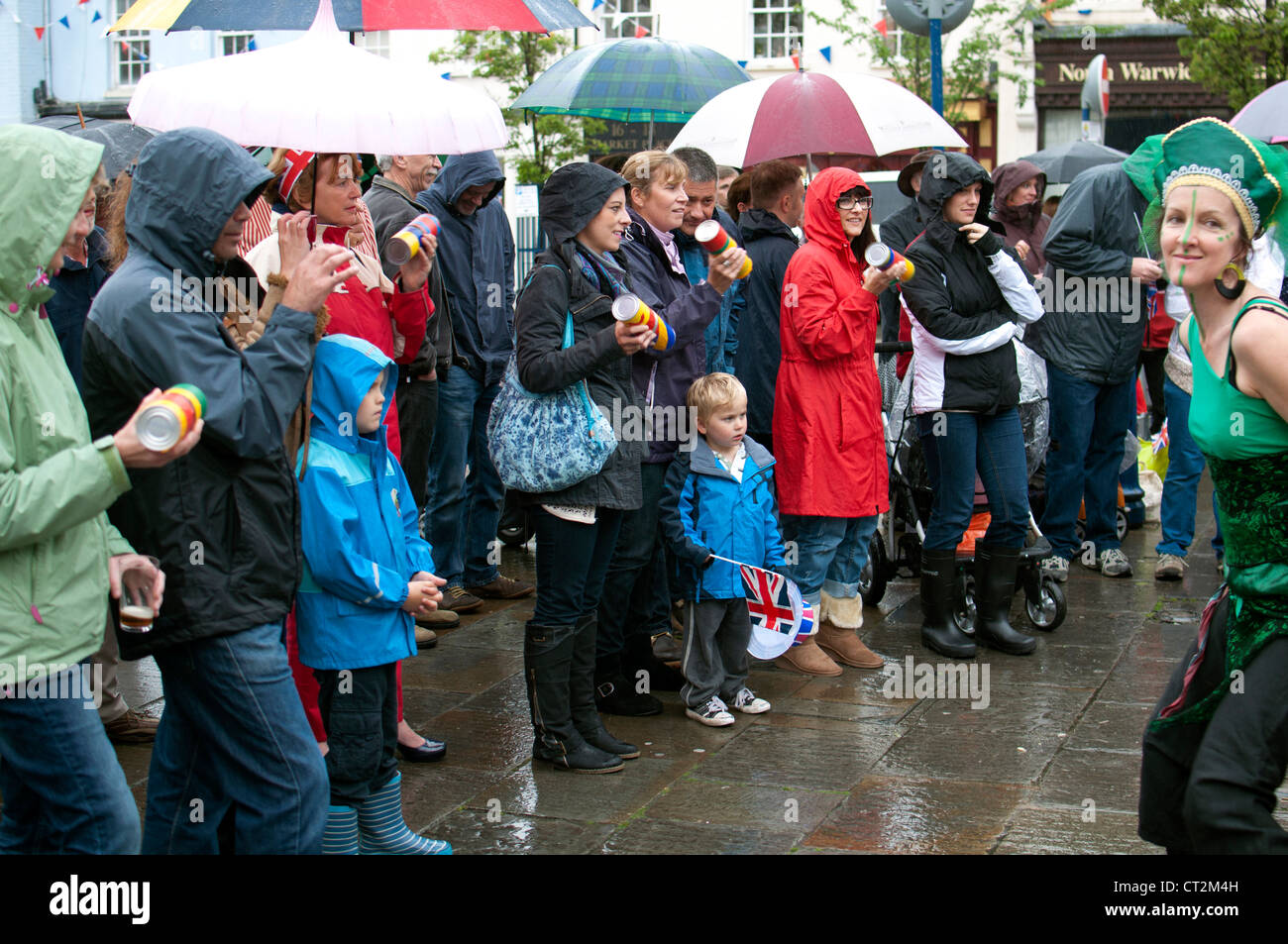 Queen es Diamond Jubilee großes Mittagessen, Warwick, UK Stockfoto