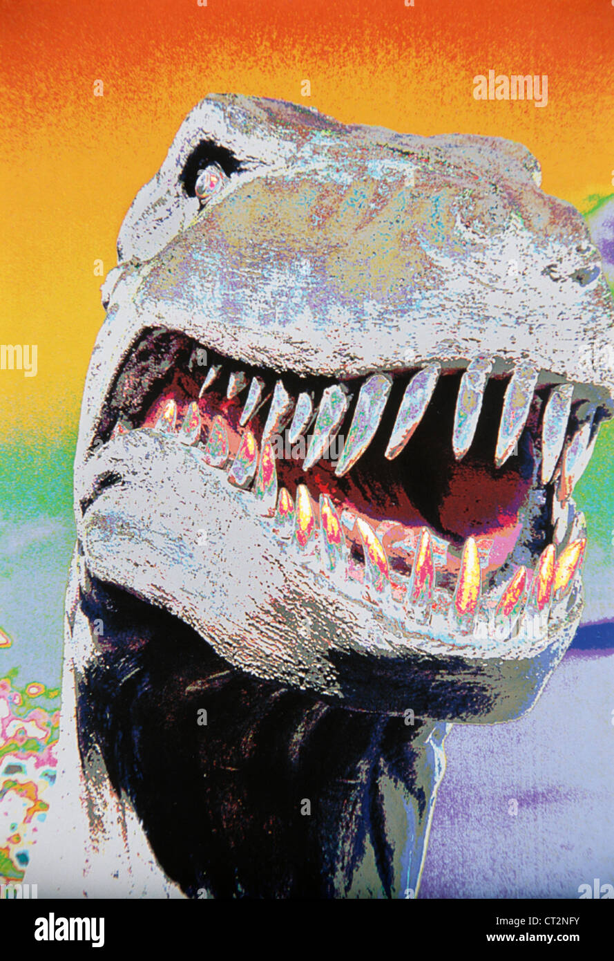 Tyrannosaurus Rex Dinosaurier Stockfoto