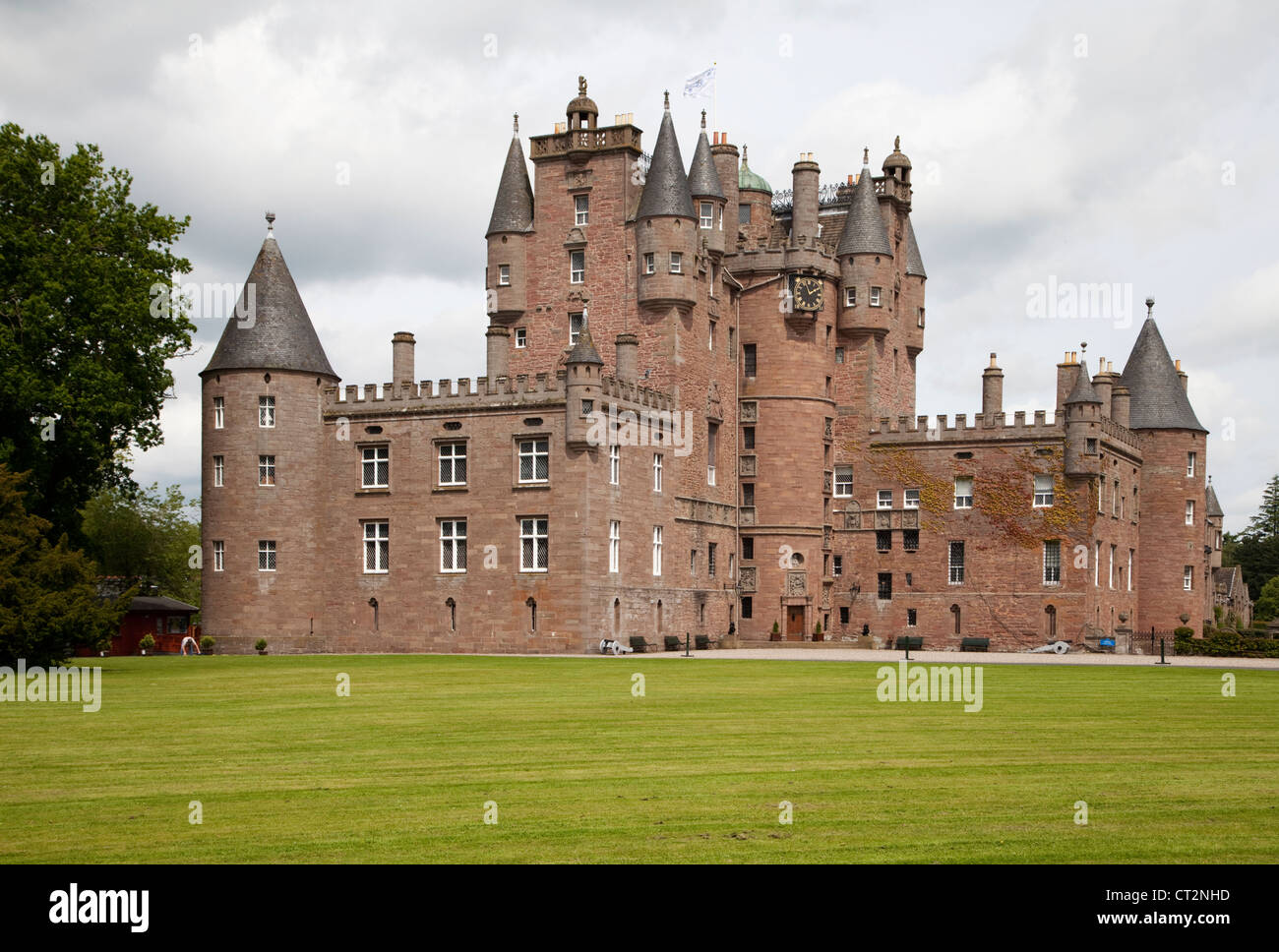 Glamis Castle, Schottland Stockfoto