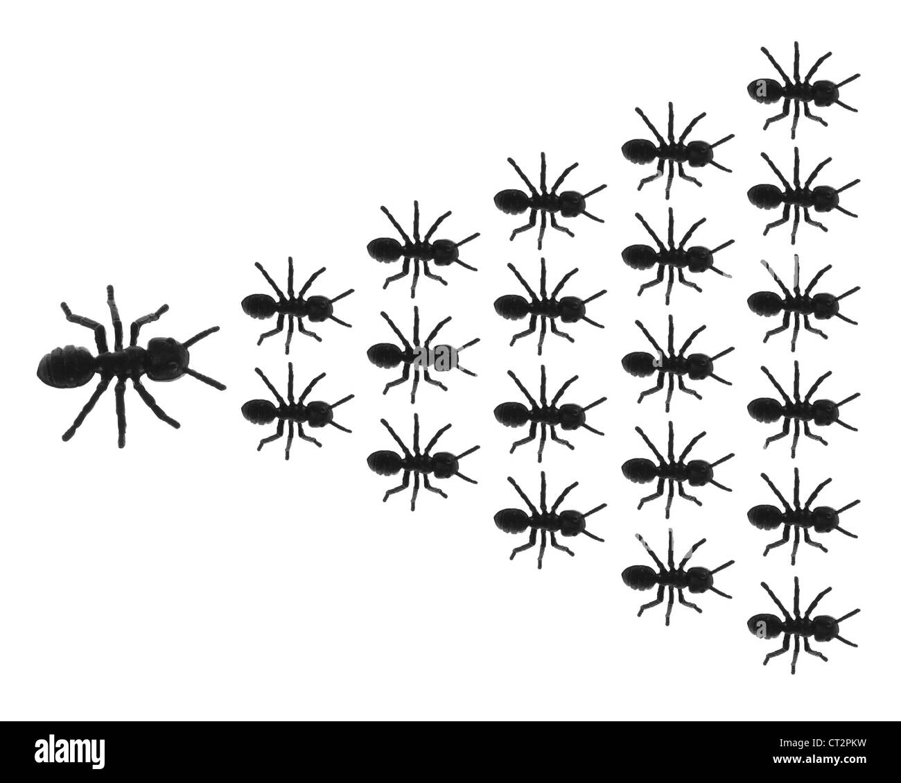 Spielzeug-Ameisen Stockfoto