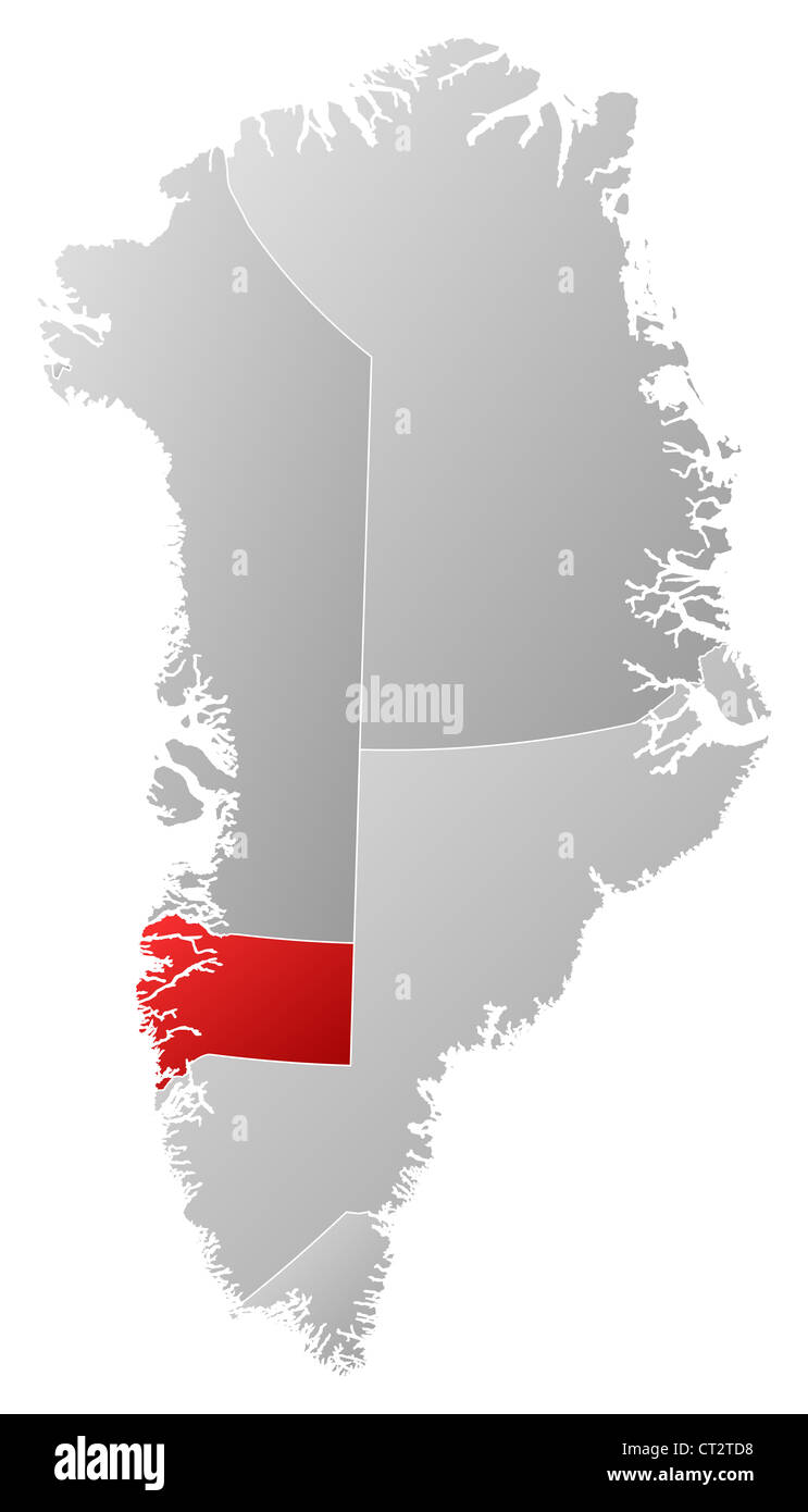 Politische Karte von Österreich mit den verschiedenen Gemeinden wo