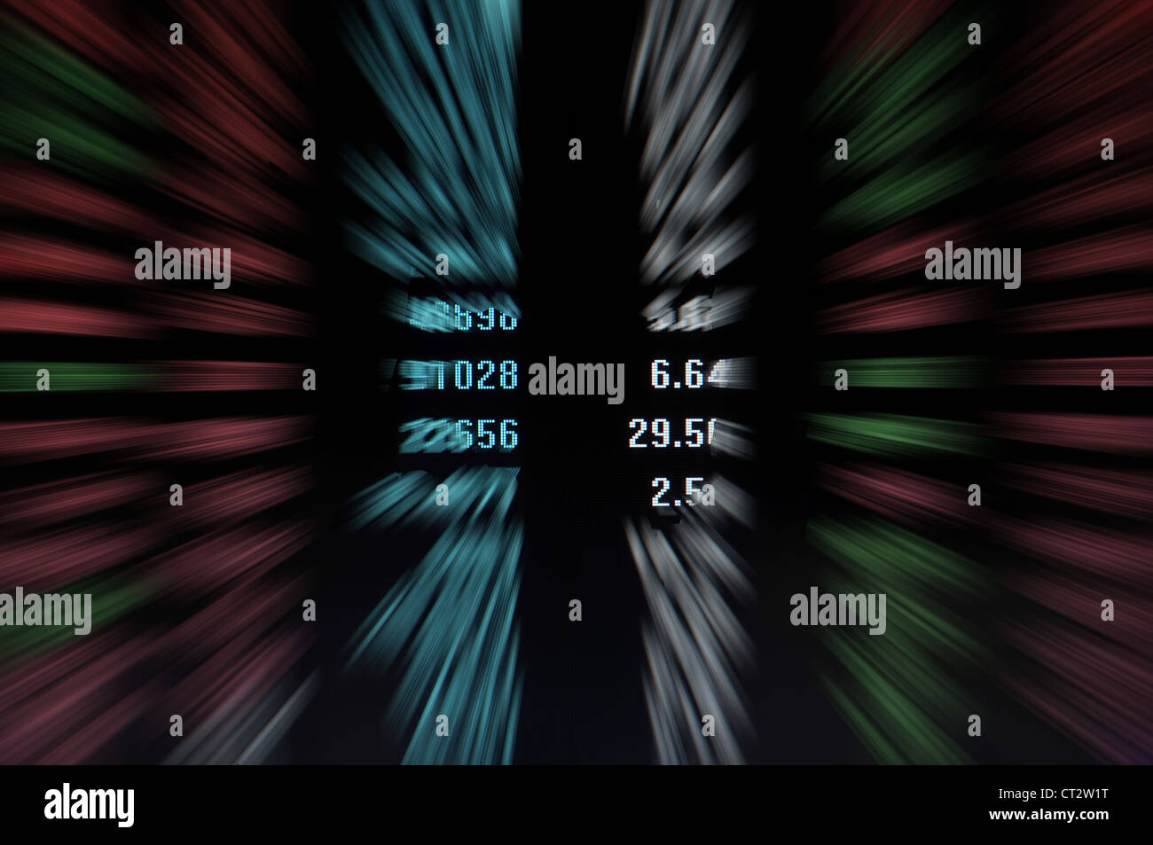 Aktienmarkt Geschäft Finanzdaten finanzieren Chart Erfolg Geld Investition Handel Informationen Handel Umtauschpreis Stockfoto