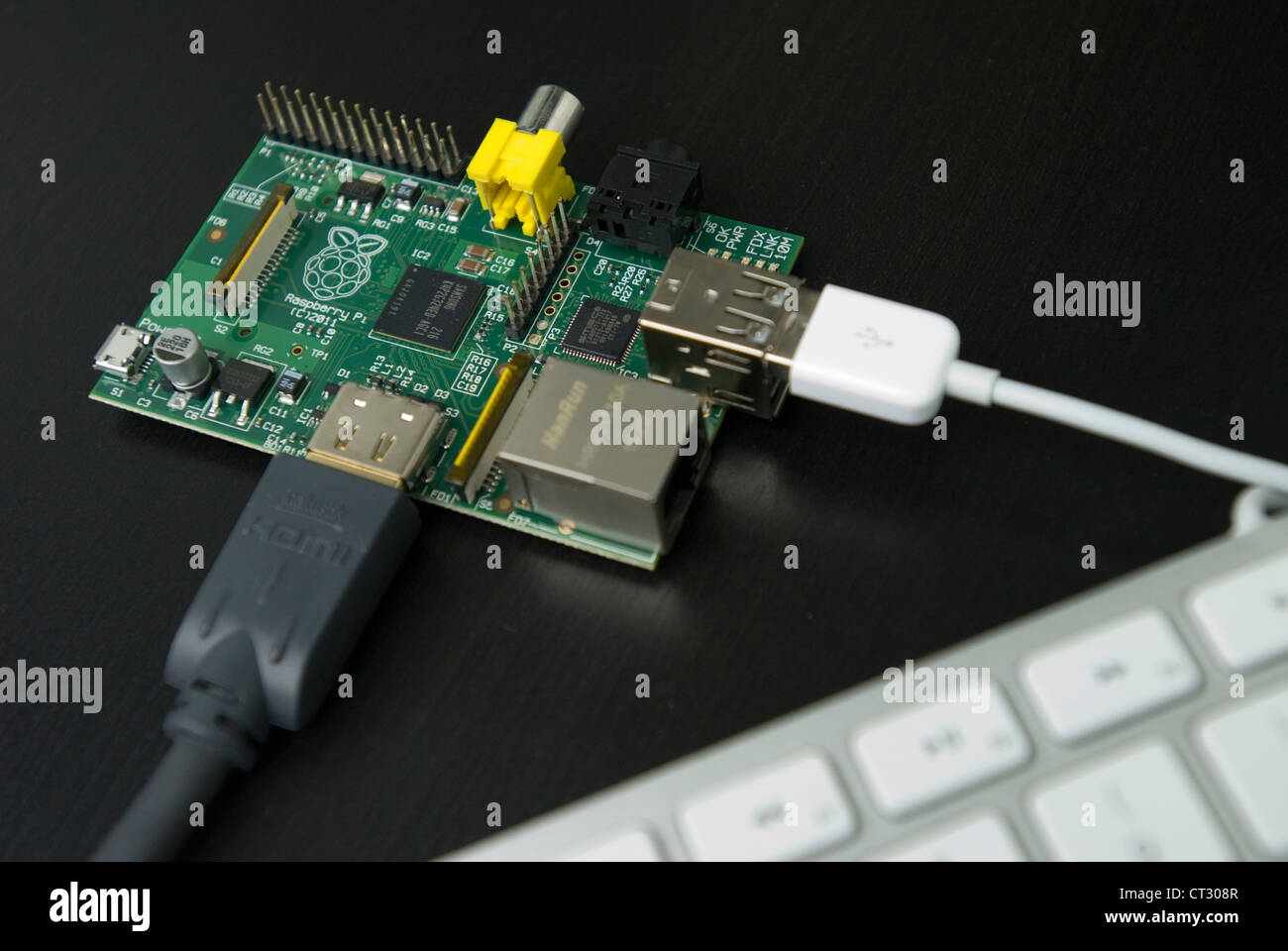 Das Element 14 Raspberry PI Stockfoto