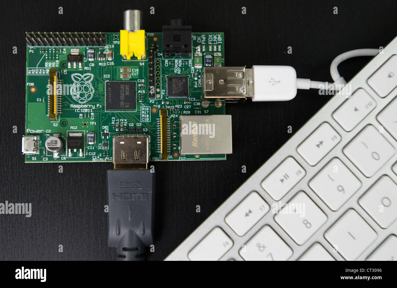 Das Element 14 Raspberry PI Stockfoto