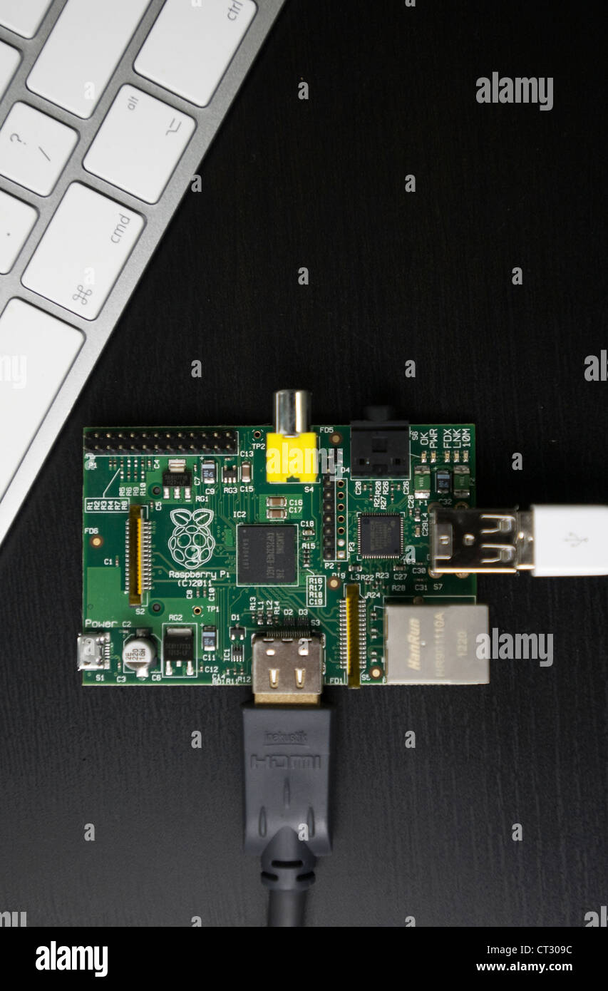Das Element 14 Raspberry PI Stockfoto