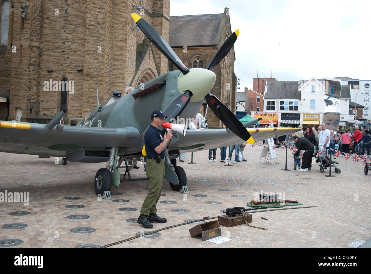 Streitkräfte-Woche 2012 - Blackpool, England. Stockfoto