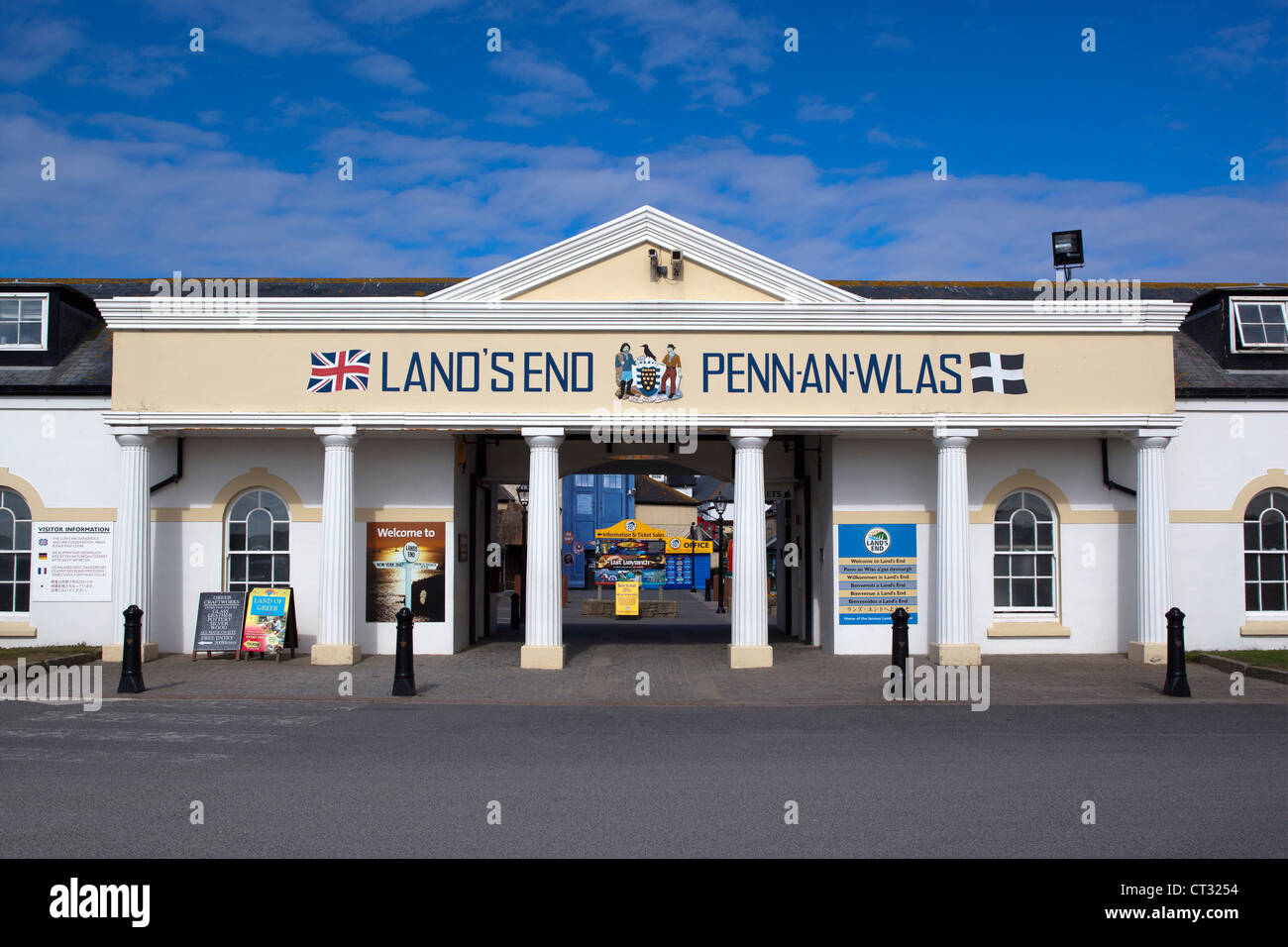 Lands End Cornwall Stockfoto