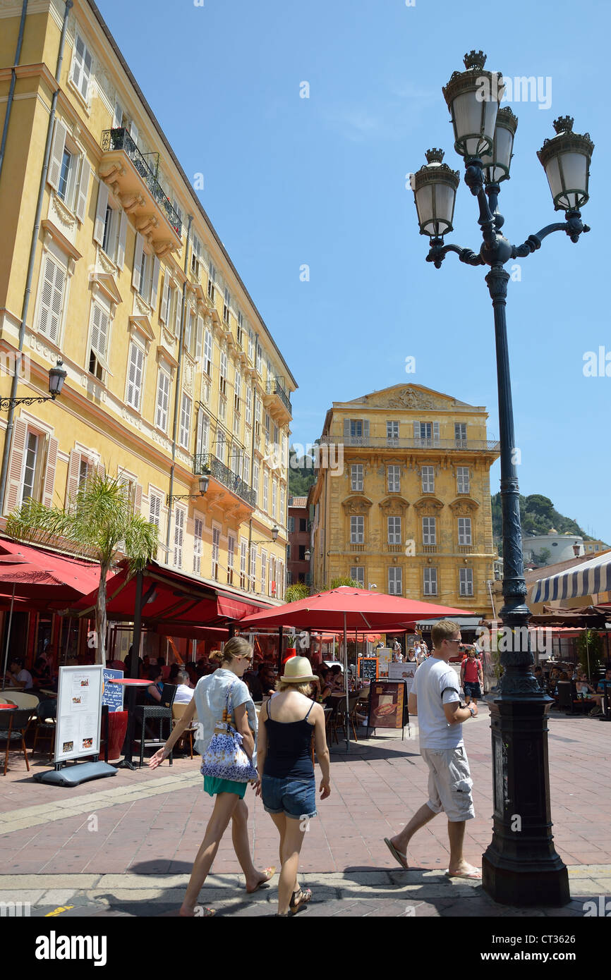 Place Charles Felix, Vieux Nice (Old Town), Nizza, Côte d ' Azur, Alpes-Maritimes, Provence-Alpes-Côte d ' Azur, Frankreich Stockfoto