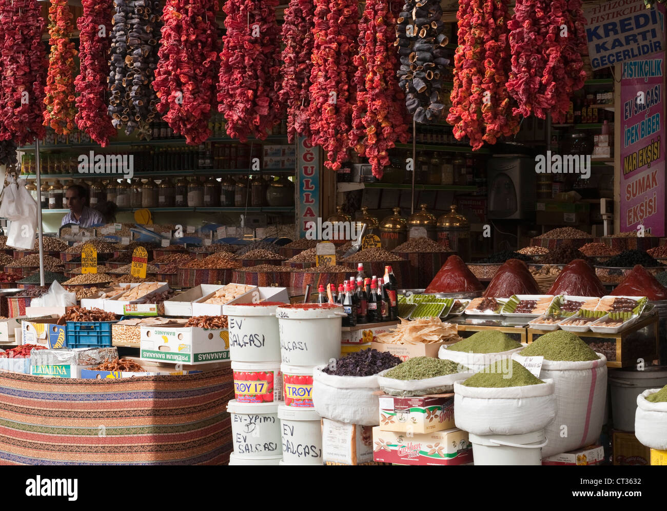 Capsicum Annuum, Pfeffer, Paprika Stockfoto
