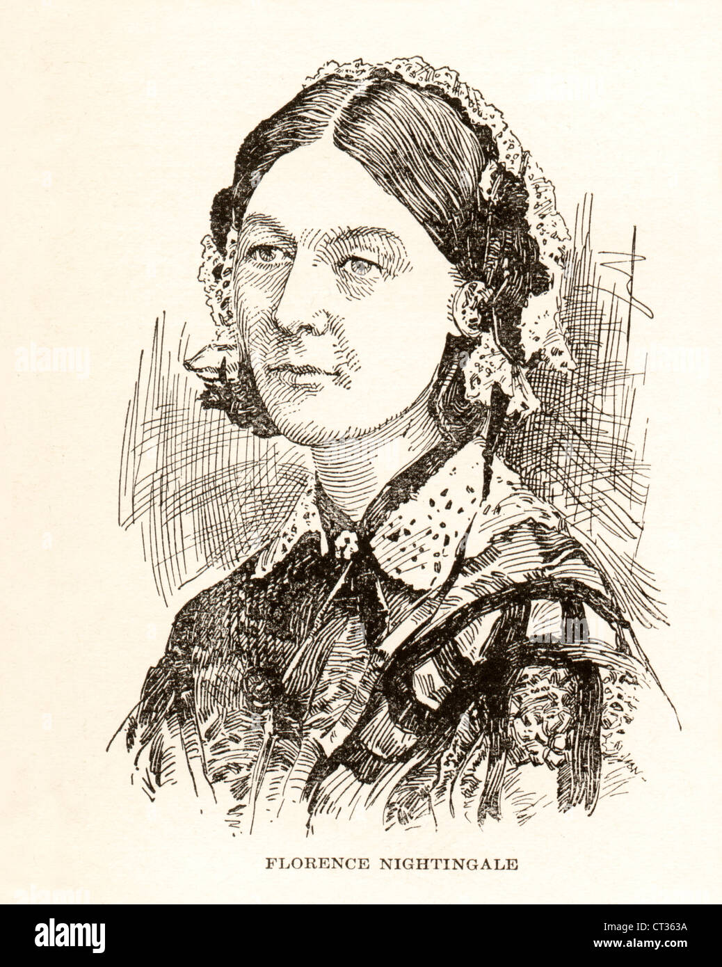 Florence Nightingale, 1820-1910, Englisch, Philanthrop, Krankenschwester. Stockfoto