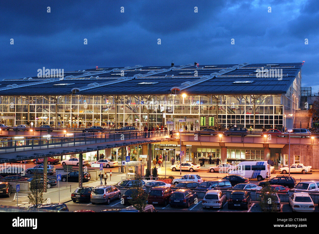 Flughafen Stuttgart Stockfoto