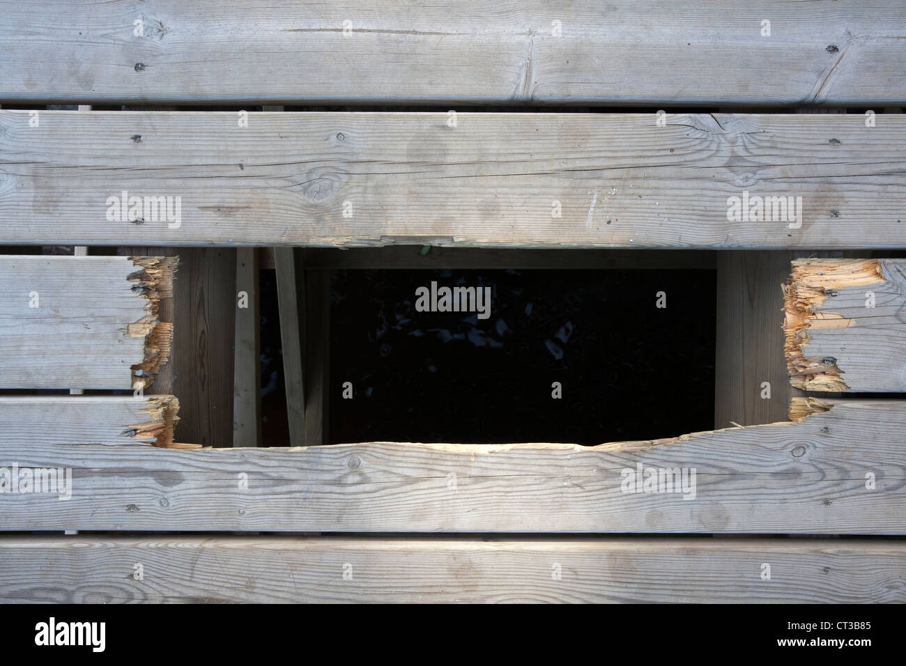 fehlende Stück Stockfoto