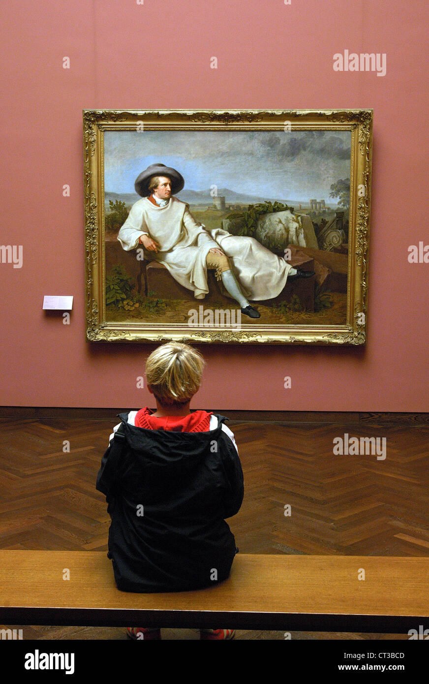 Porträt von Johann Wolfgang von Goethe im Städel Stockfoto