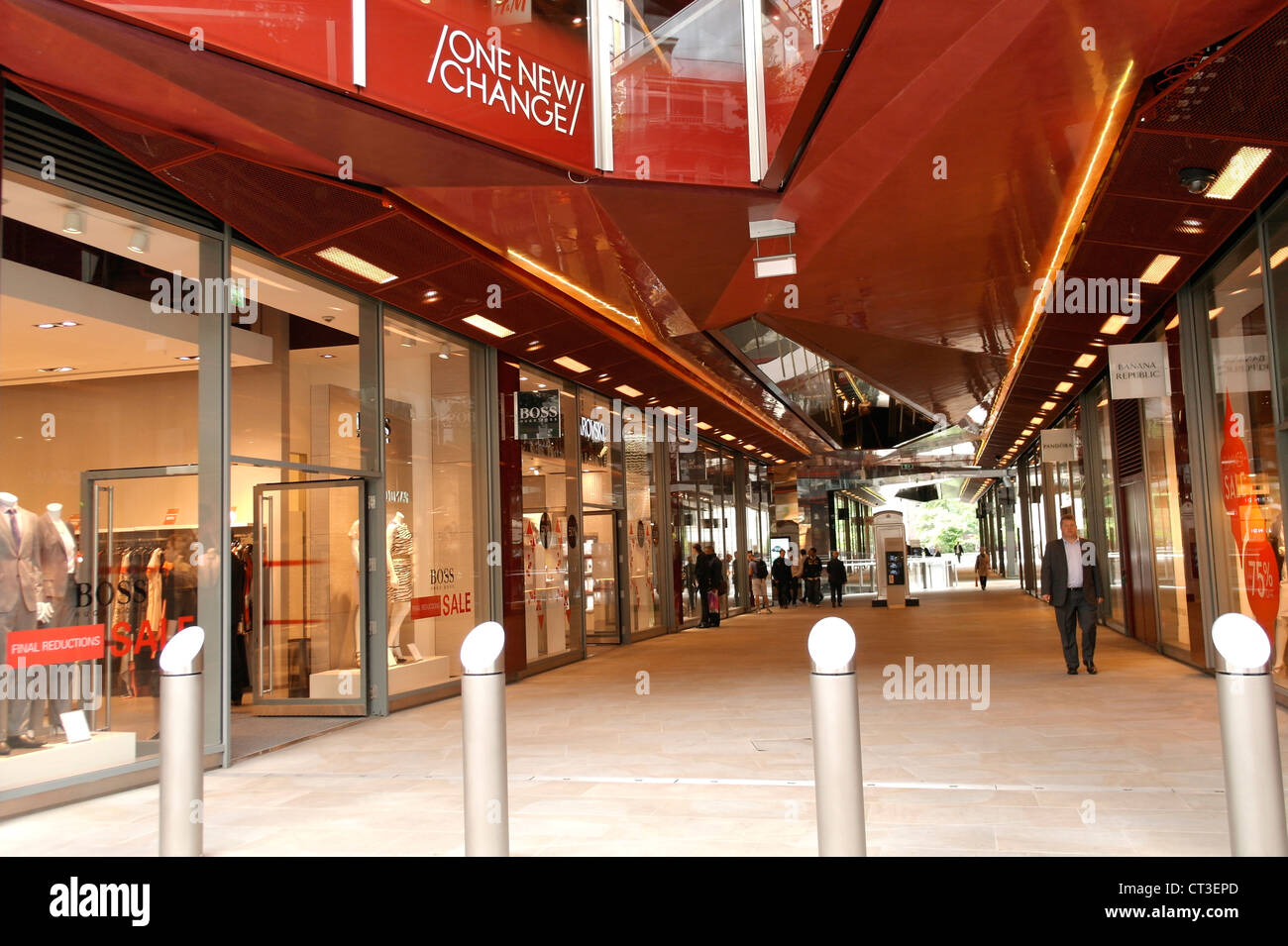 Eine neue Shopping Mall in St. Paul in der Londoner City zu ändern Stockfoto