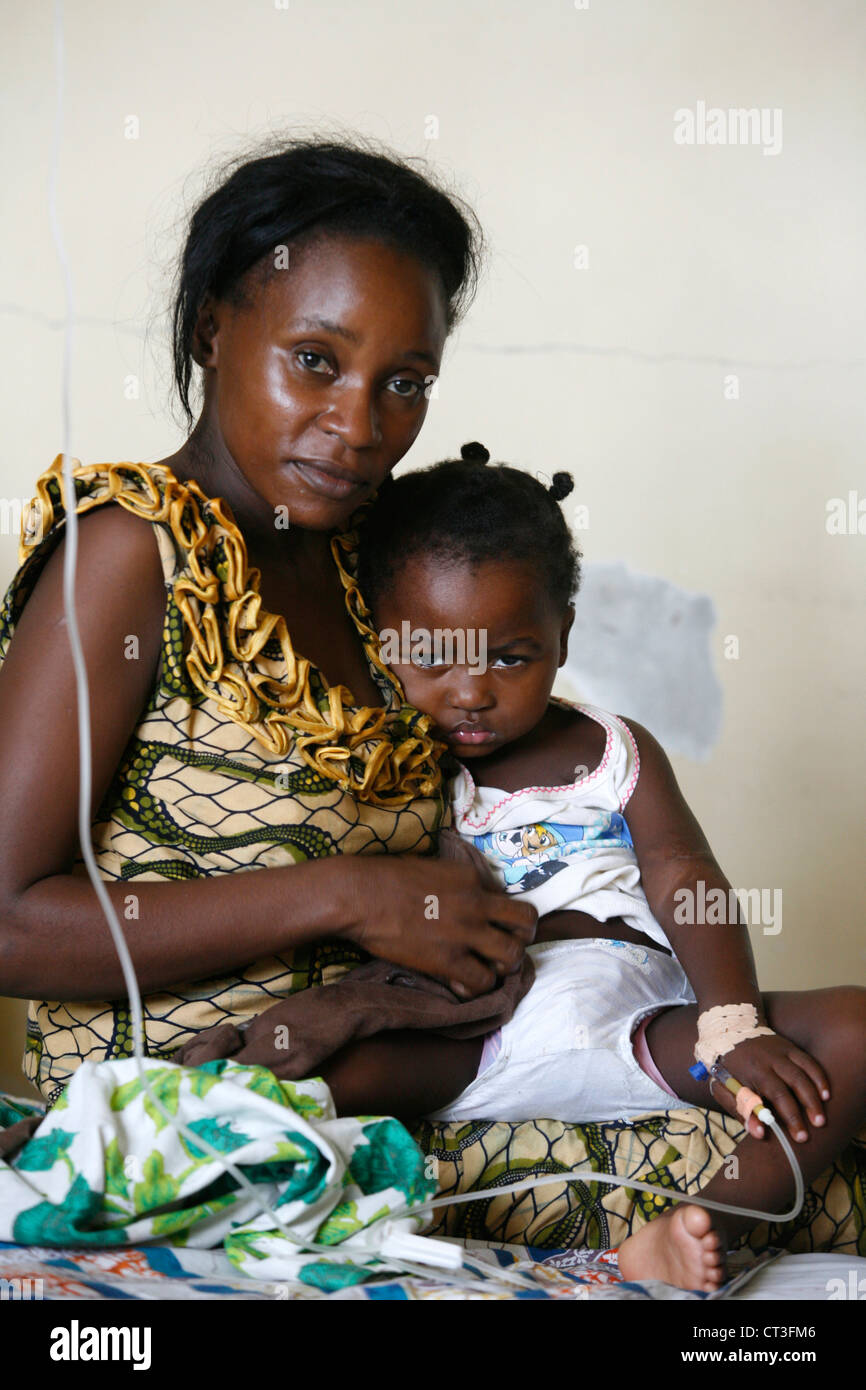 KIND-KRANKENHAUS PATIENTEN Stockfoto