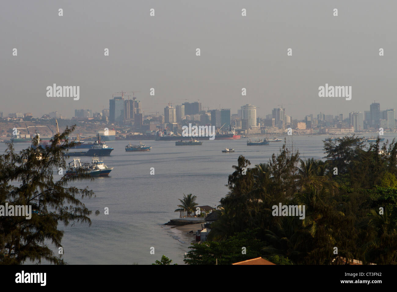 Ansicht von Luanda, der Hauptstadt von Angola Stockfoto