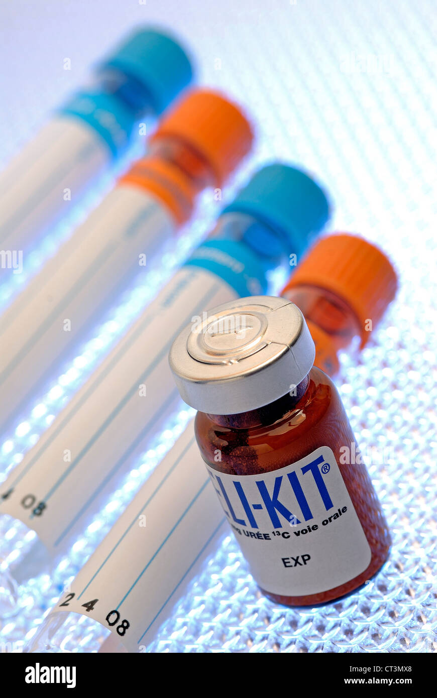 HELICOBACTER PYLORI TEST Stockfoto