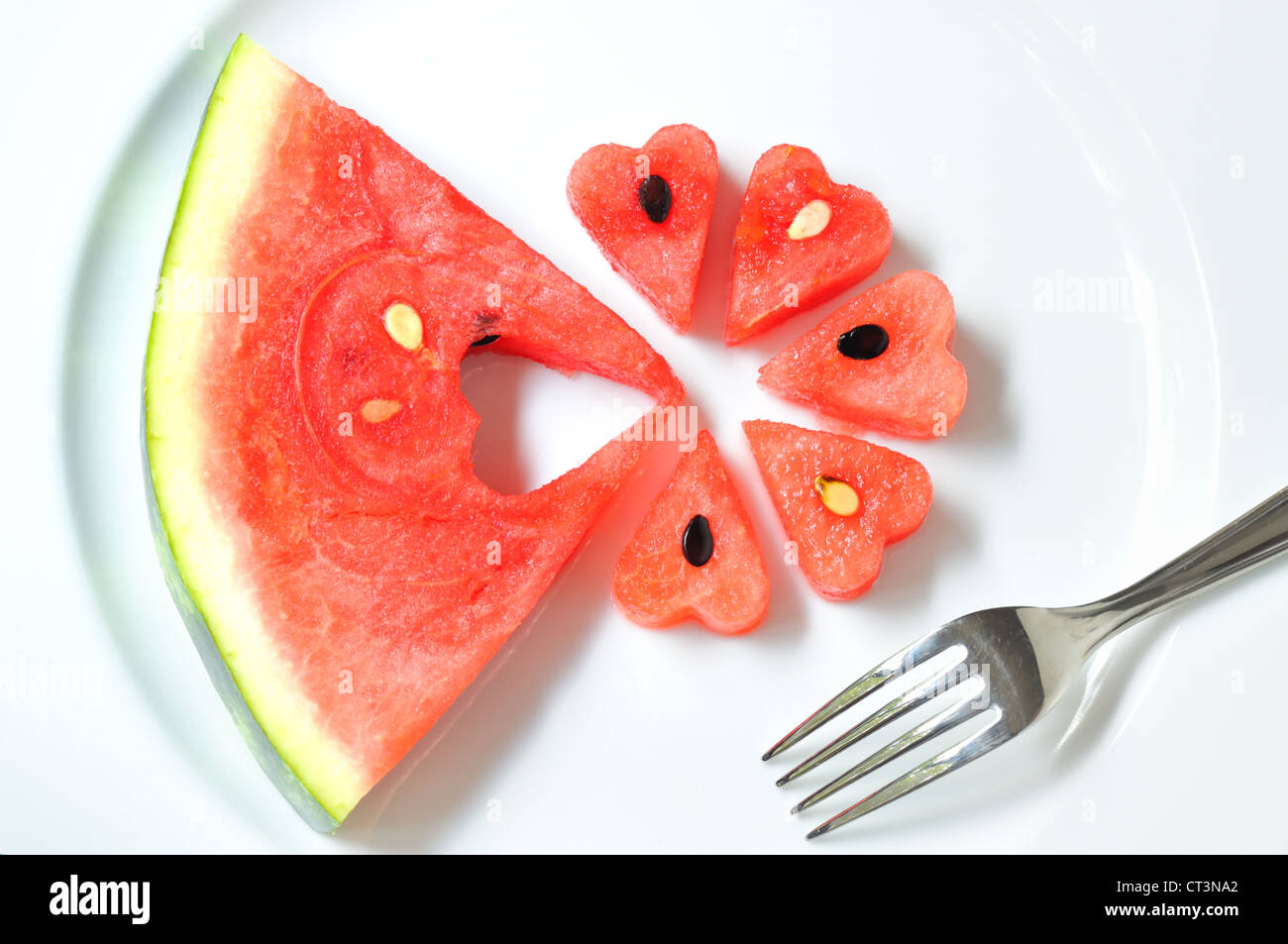 frische Wassermelone Stockfoto