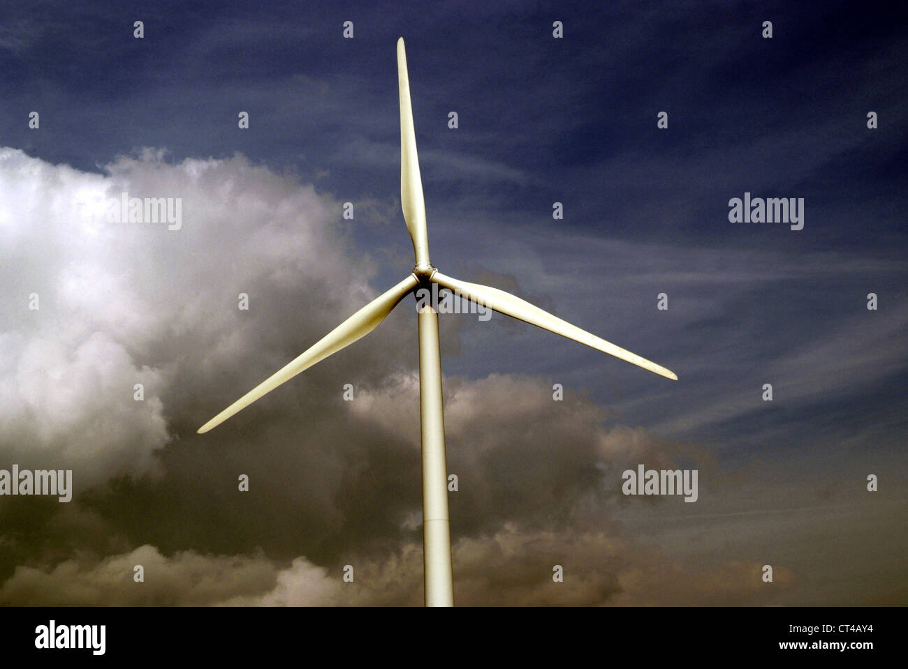 WINDKRAFTANLAGE Stockfoto