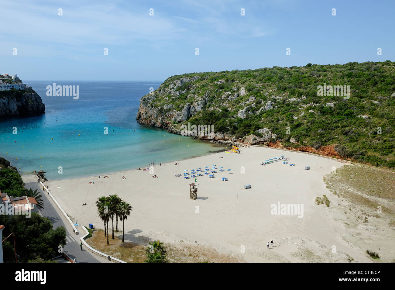 Cala ' n Porter Strand Menorca Balearen Spanien Europa Stockfotografie -  Alamy