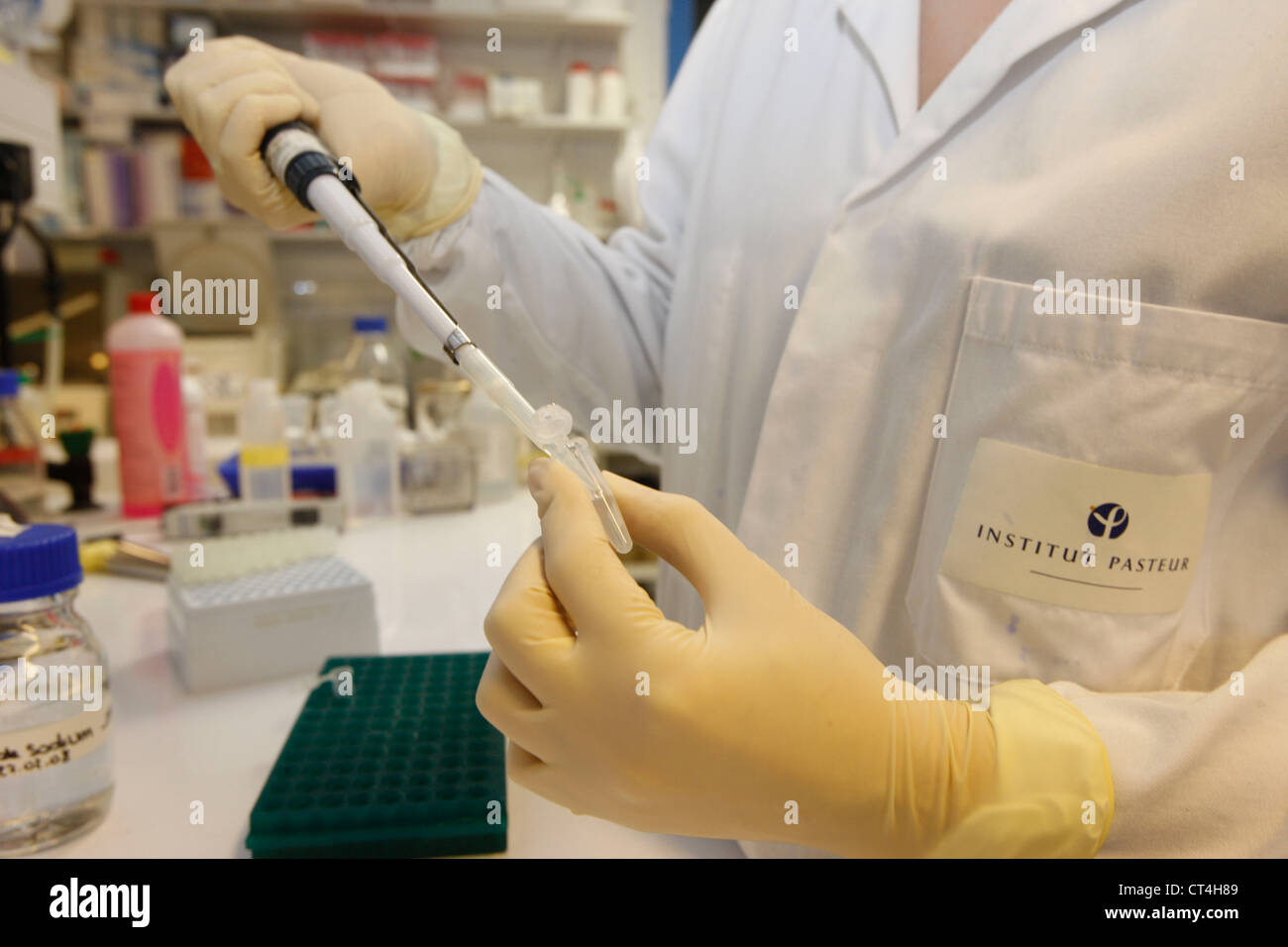 VIROLOGIE-LABOR Stockfoto