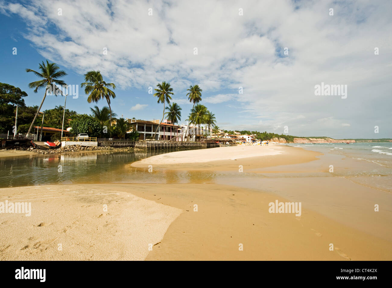 Brasilien, Rio Grand do Norte, Praia da Pipa, ruhigen Strand-Szene Stockfoto