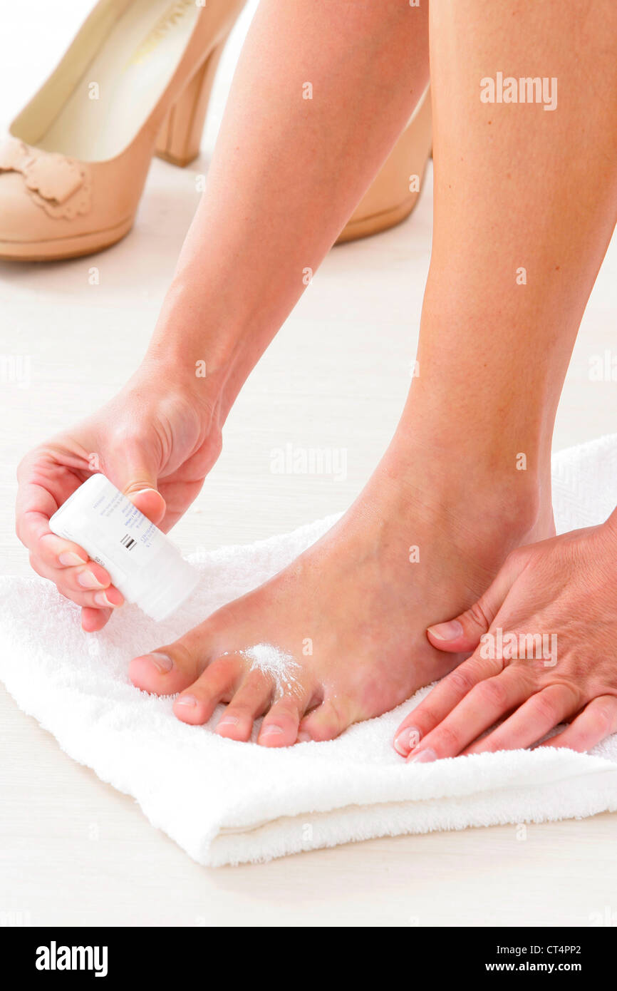 MYKOSE AUF EINEM FUß Stockfotografie Alamy