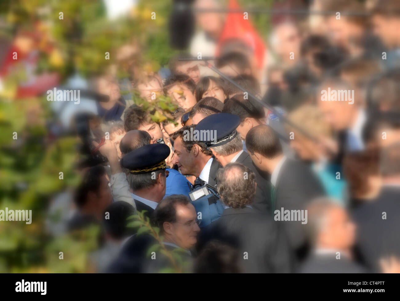 NICOLAS SARKOZY Stockfoto