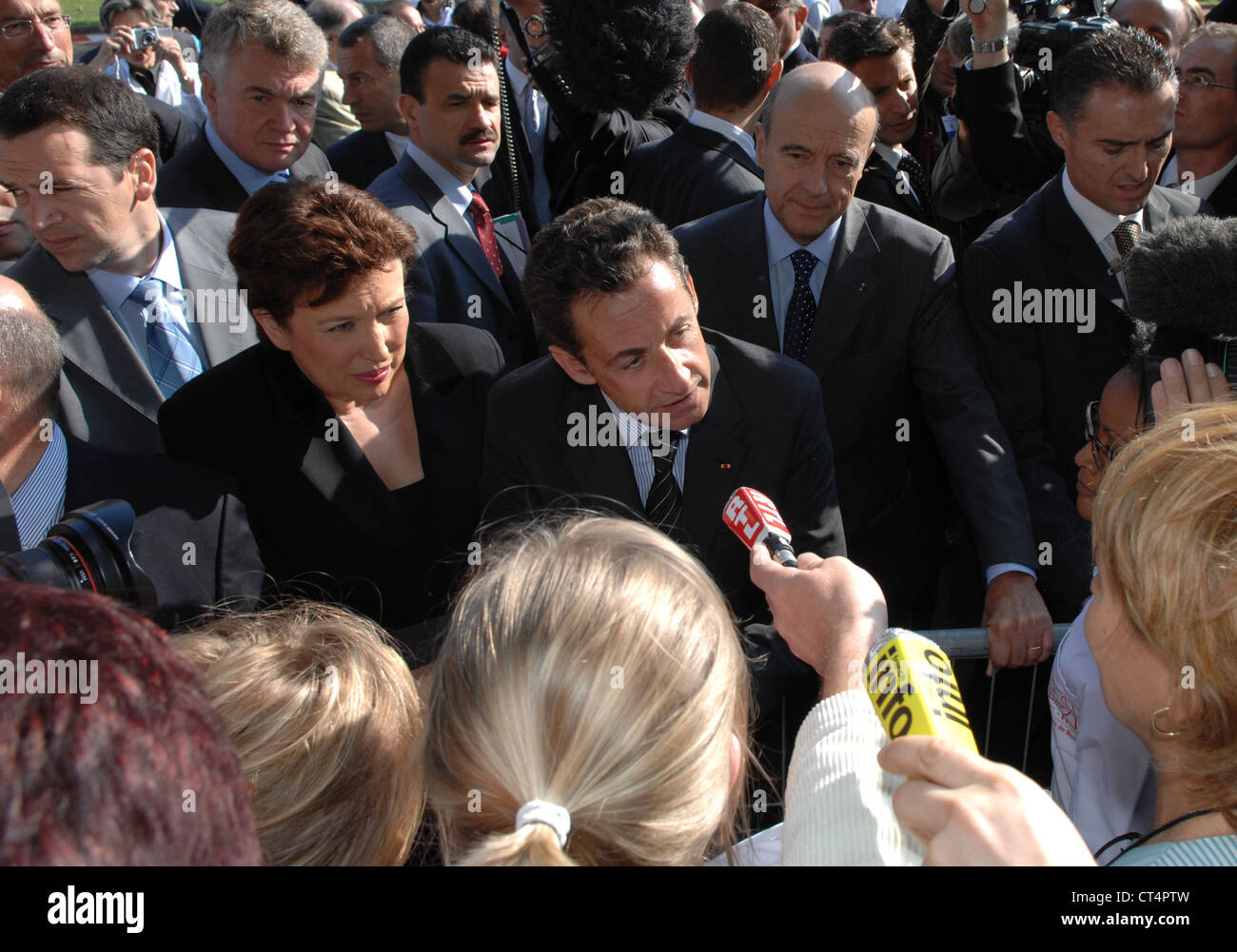 NICOLAS SARKOZY Stockfoto