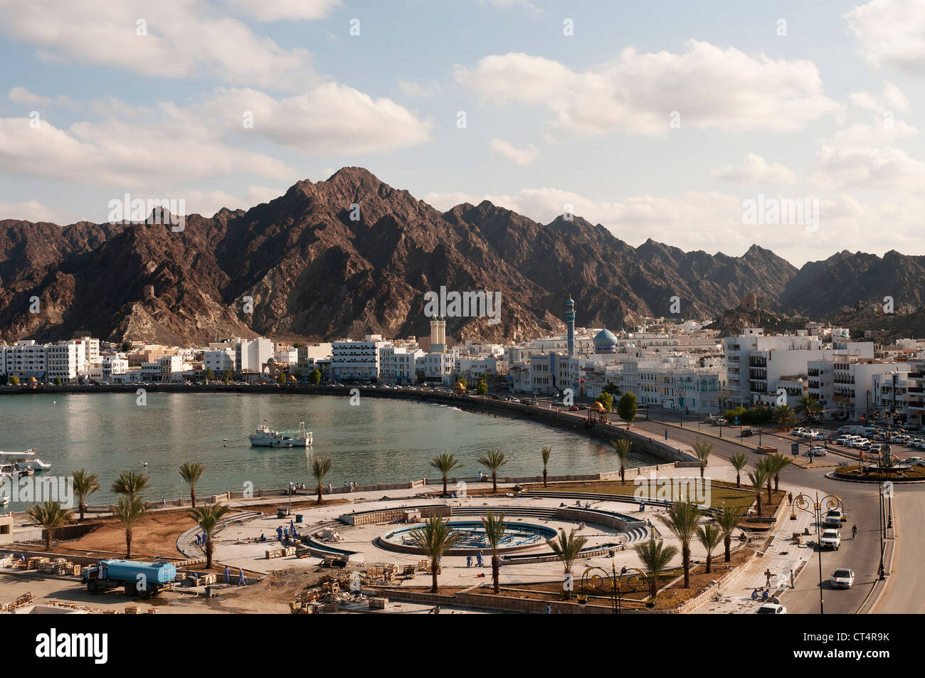 Elk207-1082 Oman, Maskat, Muttrah, Stadt und Corniche Stockfoto