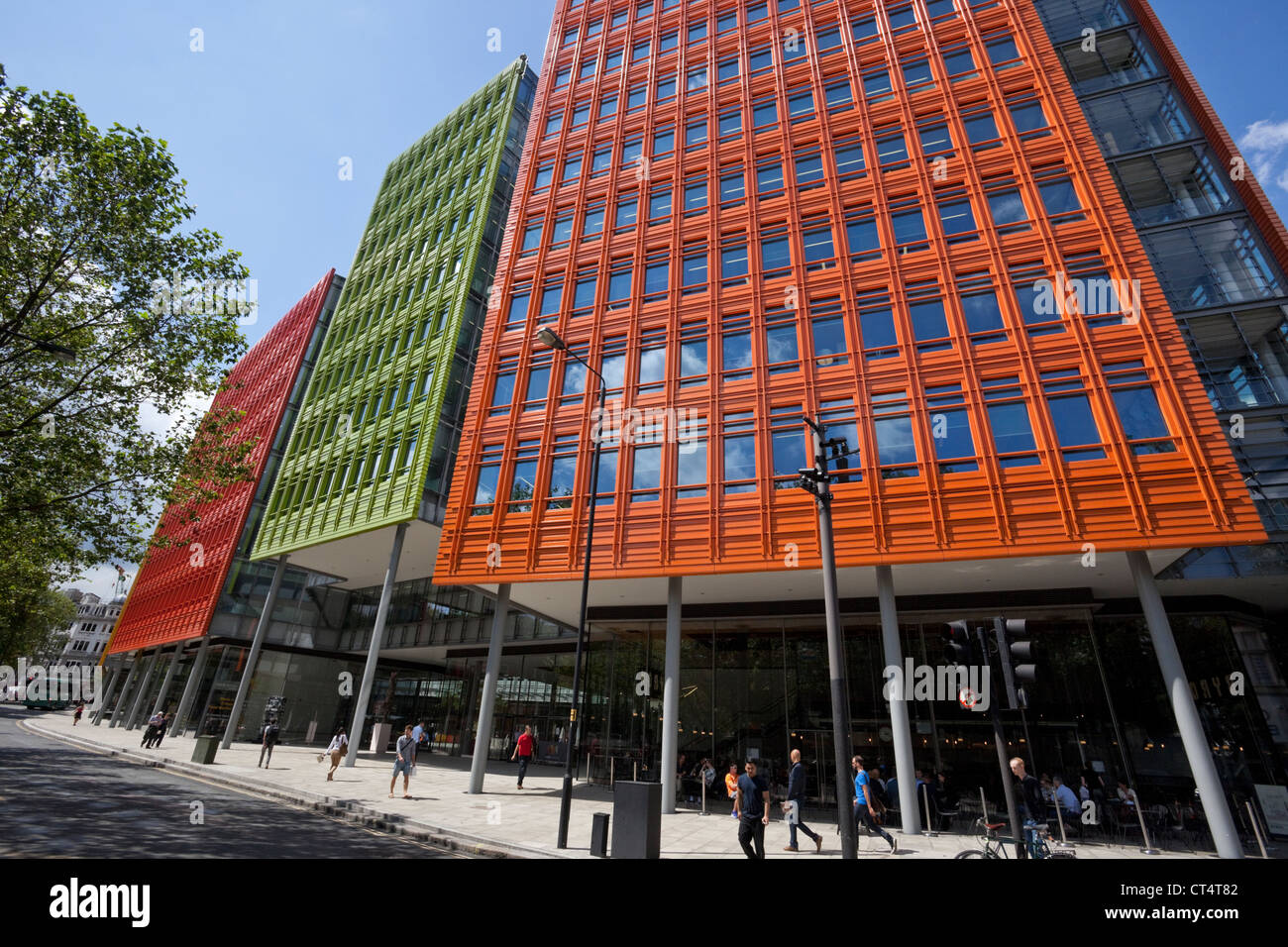 Central Saint Giles Entwicklung, St. Giles High Street, Central London, England, UK Stockfoto