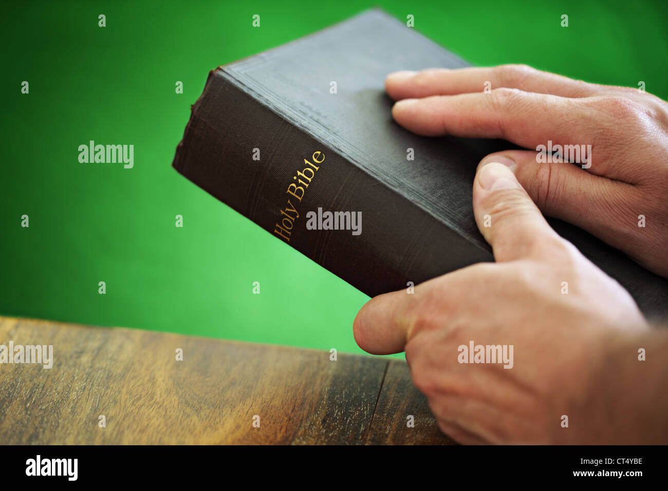 Heilige Bibel Stockfoto