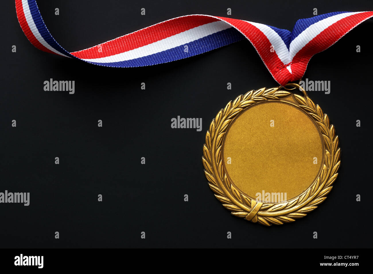 Olympische Goldmedaille Stockfoto