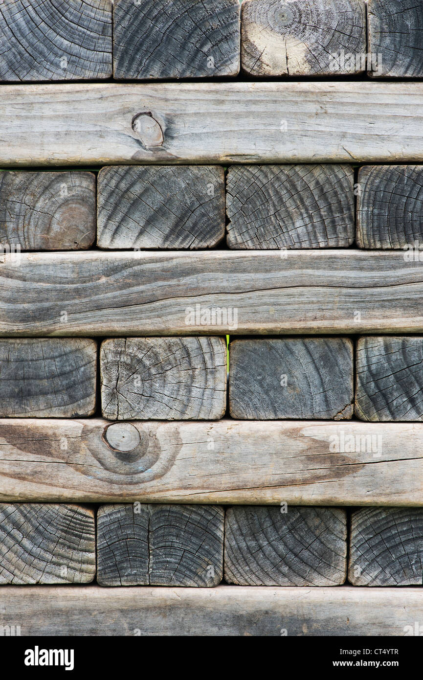 Holzblock-Muster Stockfoto