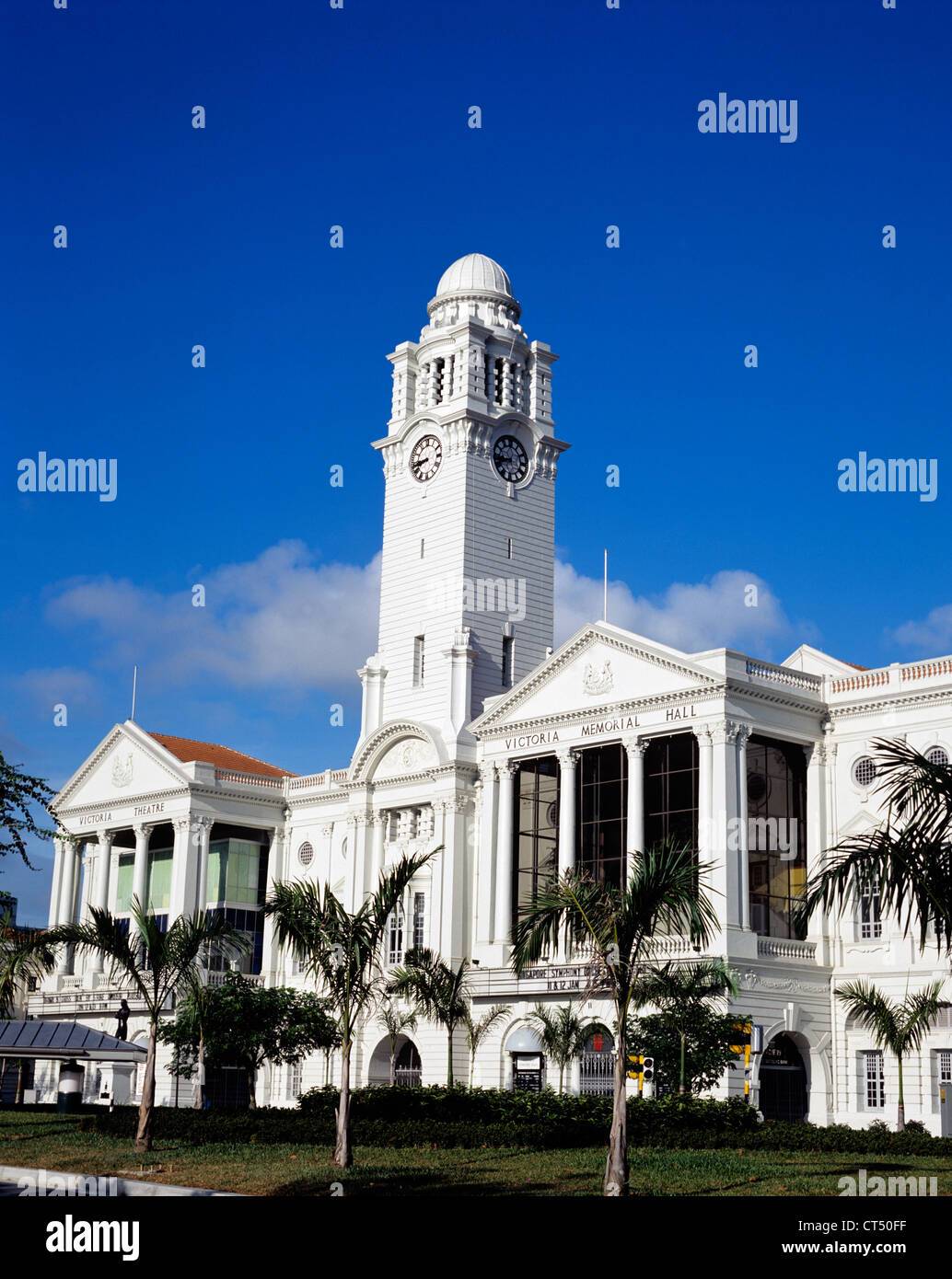 Singapur. Victoria Memorial Hall Theatre. Stockfoto
