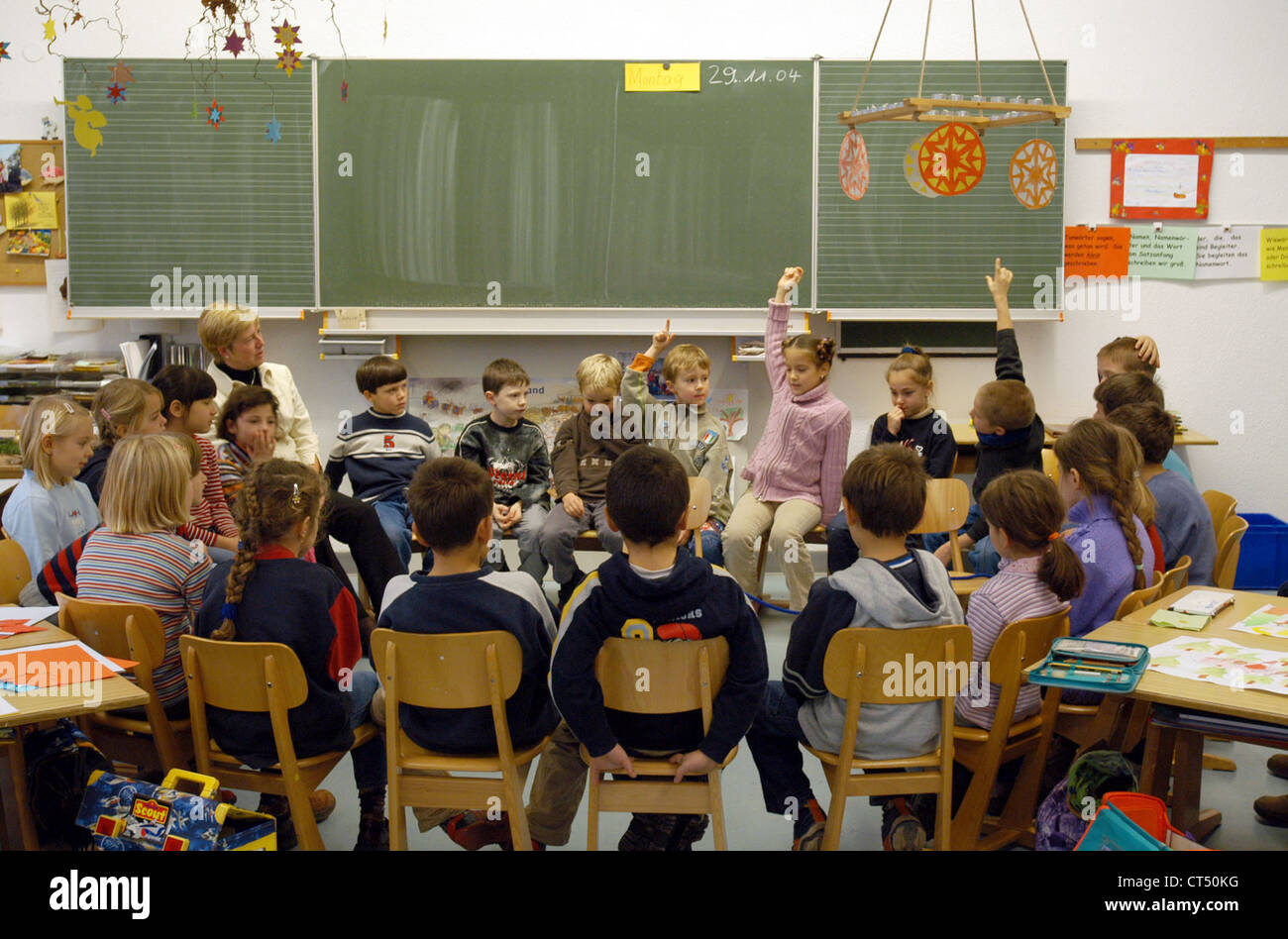 Tuttlingen, Unterricht in einer Grundschule Stockfoto