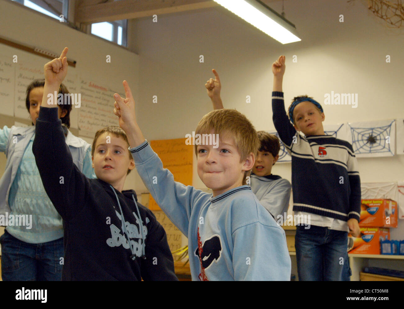Tuttlingen, Unterricht in einer Grundschule Stockfoto