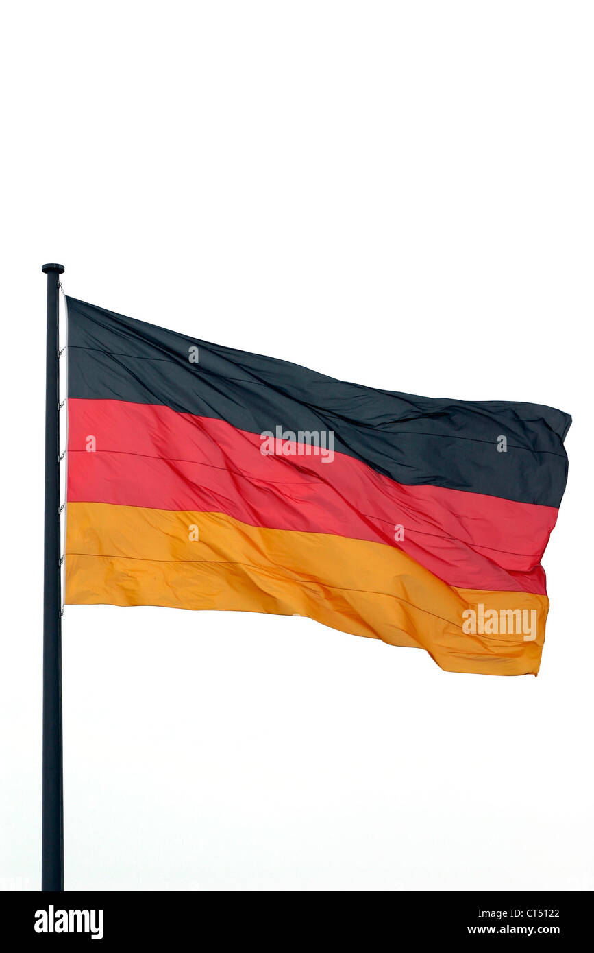 Berlin, Deutschland-Flagge Stockfoto