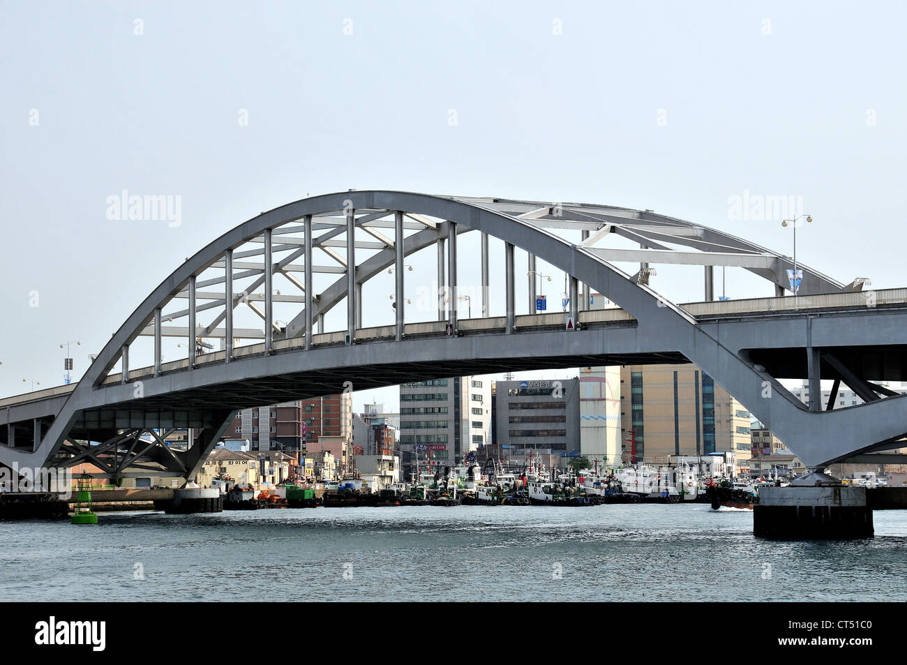 Brücke Busan Südkorea Asien Stockfoto