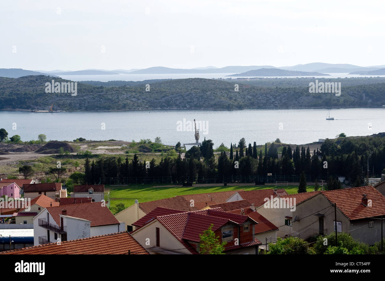 Sibenik Kroatien Adria Stockfoto